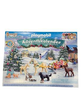 Playmobil Horses Of Waterfall Adventskalender 71345 With 68-Piece Festive Scene
